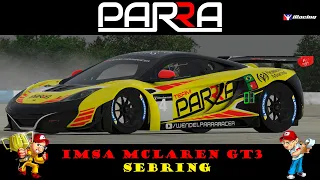 Mclaren GT3 em Sebring pela IMSA