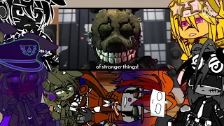 some animatronics react to FNAF songs ||Gacha||Fnaf