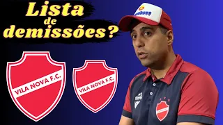 Presidente Hugo Jorge Bravo confirma DISPENSAS no Vila Nova - PASSANDO O RODO!