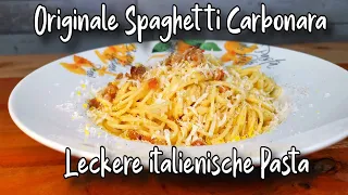 Spaghetti Carbonara Rezept | ORIGINAL schnell und einfach zubereitet