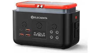 ELECAENTA Portable Power Station 200W, 200Wh LiFePO4 Battery Backup