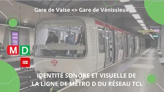 [Métro] Identité sonore et visuelle de la ligne de métro D du réseau TCL de Lyon.