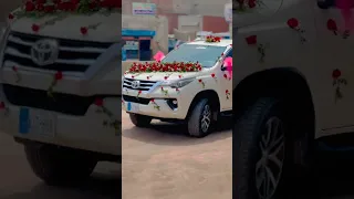 Beautiful Wedding Car Decoration |Bridal Car Decor with fresh flowers |#weddingcar #decoration