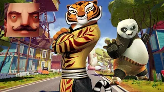 Hello Neighbor - My New Neighbor Kung Fu Panda Tigress Act 2 Gameplay Walkthrough