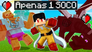 Virei o HOMEM MAIS FORTE do Minecraft e DESTRUI TUDO com 1 SOCO ‹‹ P3DRU ››