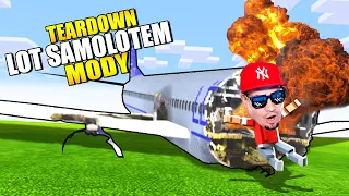 SPADŁEM SAMOLOTEM! ✈ Teardown Mody