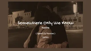 Keane - Somewhere Only We Know ( Sped Up + Lyrics )