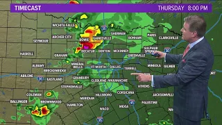 DFW weather: Storms possible Thursday night and Friday