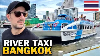 Bangkok's Unique Chao Phraya River Boat Taxi Thailand 🇹🇭