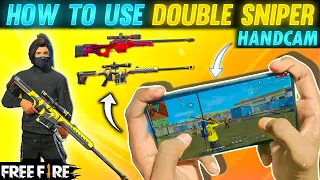 How To Use Double Sniper - Total Explain With Handcam || FireEyes Gaming || Garena Free Fire