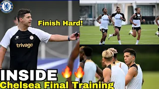 Finishing Hard!🔥Chelsea Final Training in Philadelphia 💪American Soccer Session,Hard Drills,Gym