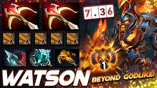 7.36 Watson Clinkz TOP 1 RANK Beyond Godlike - Dota 2 Pro Gameplay [Watch & Learn]