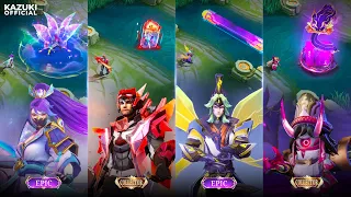 ALL 12 UPCOMING SKINS GAMEPLAY | CYCLOPS & CLINT COLLECTOR | HANABI EPIC | ALL STAR SKINS