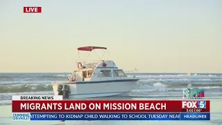 Possible Migrants Land On Mission Beach
