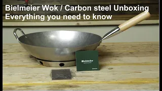 Bielmeier hand hammered Wok unboxing | Carbon Steel | Everything you need to know