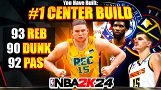 This 7' 1" DO IT ALL CENTER BUILD is AMAZING on NBA 2K24