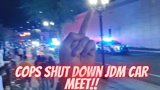 Cops shut down the AceCafe Orlando JDM MEET!!!