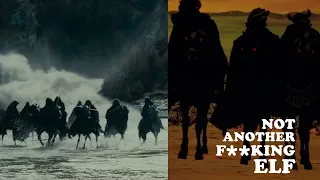 Lord Of The Rings Animated vs Live Action: Escape From The Nazguls | Not Another F****** Elf