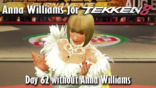 Day 62 without Anna Williams in Tekken 8