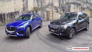 Jaguar F-PACE 30d vs BMW X3 xDrive30d: SUV comparison (POV)