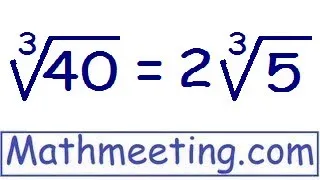 Simplifying cube roots - Perfect cubes and harder examples