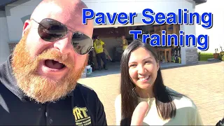 Paver Sealing Training - Step by Step