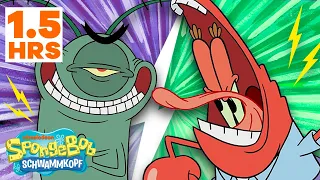 SpongeBob | Mr. Krabs vs Plankton 🦀 Der Kampf um die Geheimformel | SpongeBob Schwammkopf