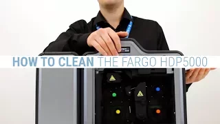 How to Clean the Fargo HDP5000 ID Card Printer