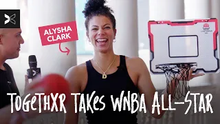 WNBA Champion Gives Away Courtside Tickets On Vegas Strip | Alysha Clark | TOGETHXR