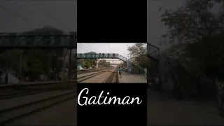Gatiman Express on track ( Bullet train of India)