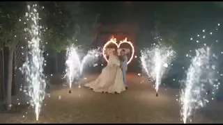 Финал свадьбы, холодные фонтаны огненное сердце и Жуки
