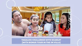 Tagalog Challenge w/ Scarlet (with Bonus Tour in the 1M Villa) | Vicki Belo