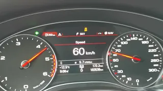 Audi A6 C7 3.0TDi 150kW Acceleration