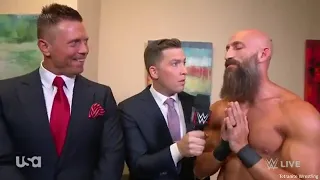 the miz,ciampa backstage segment raw 8/8/22