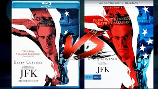 Oliver Stone Disowned The Color Grading  JFK (1991) 4K ULTRA HD VS BLURAY Comparison