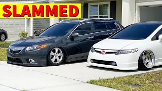 CHEAPEST Coilovers.. Slammed My Acura Wagon Maxpeedingrods