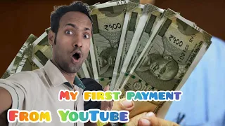 my first payment from YouTube💸 KITNA MILA
        youtube earning