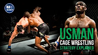 BJJ Scout: Kamaru Usman Cage Wrestling Study: Tripod Attack