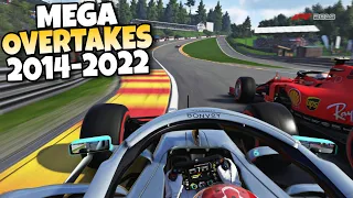 F1 MEGA OVERTAKES 2014 - 2022 #2