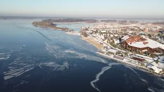 Volga River in Winter