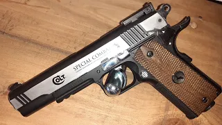 honest review part 1 colt 1911 special combat co2 pistol 4.5mm