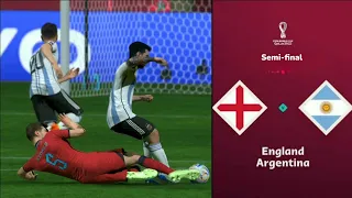 Argentina 🇦🇷 vs England 🏴󠁧󠁢󠁥󠁮󠁧󠁿 FIFA world cup | PS5 gaming |All goal highlights