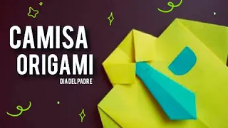 Camisa y Corbata de Papel paso a paso | Origami Día del padre | FÁCIL ✂️ Craftingeek