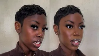 FULL FACE OF MAKEUP REVOLUTION IRL FILTER COLLECTION | DRUGSTORE MAKEUP TUTORIAL | DARKSKIN