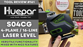 Huepar S04CG 4 Plane Green Laser #tools #huepar #laserlevel #toolreview