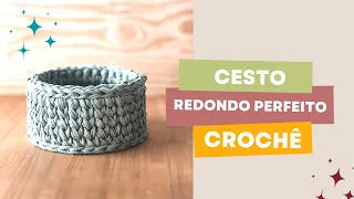 Cesto Redondo Perfeito em PONTO BAIXO CENTRADO