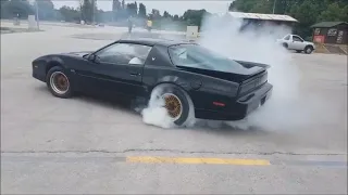 88 Trans Am GTA 2nd Gear Burnout & Donuts + Slow Motion Burnout