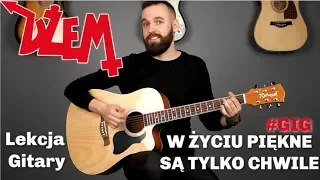 Dżem - Naiwne Pytania ( W życiu piękne są tylko chwile) | Lekcja Gitary | prosta i trudna