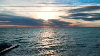 30 minutes timelapse in Sochi | Black Sea | 1080p | View from the train window