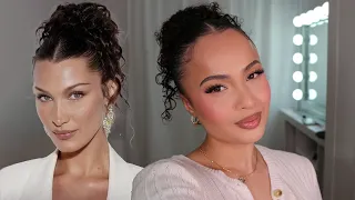 Curly Hair Edition Tutorial | Bella Hadid Inspired | LeeSondra